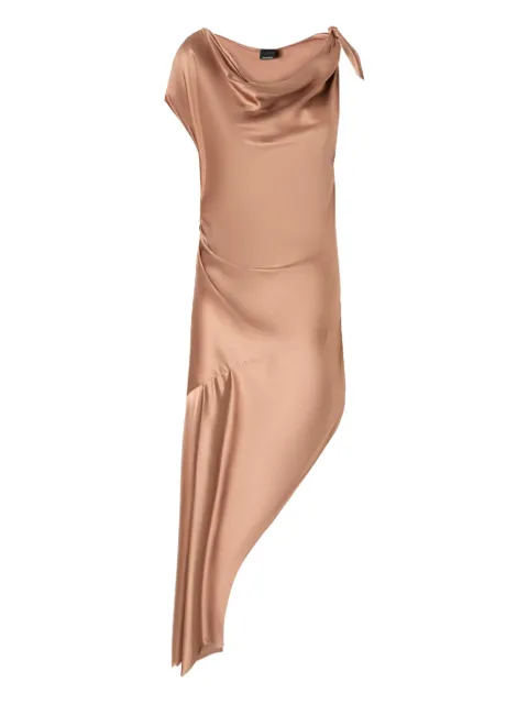 PINKO asymmetric draped dress