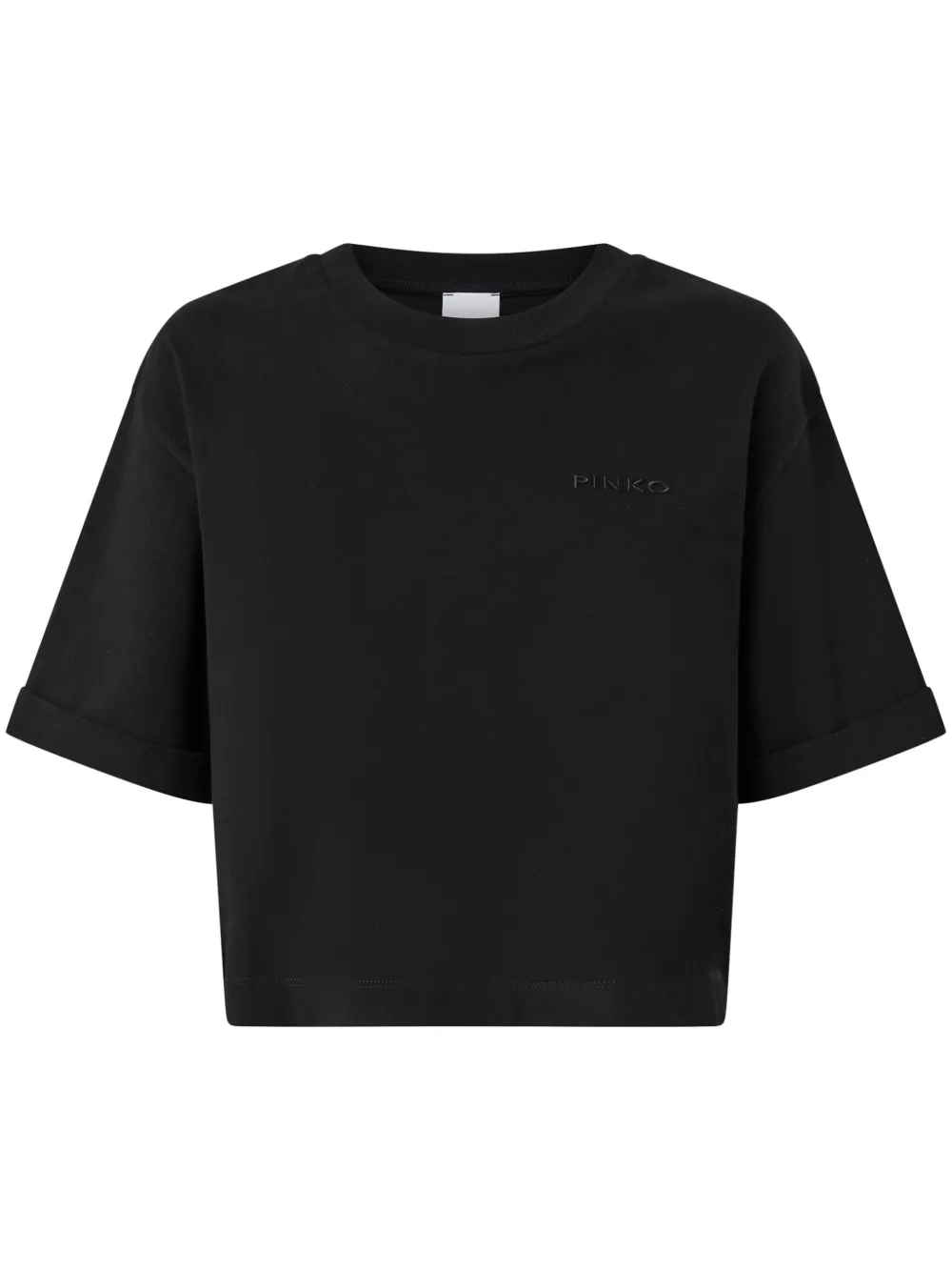 logo-embroidered T-shirt