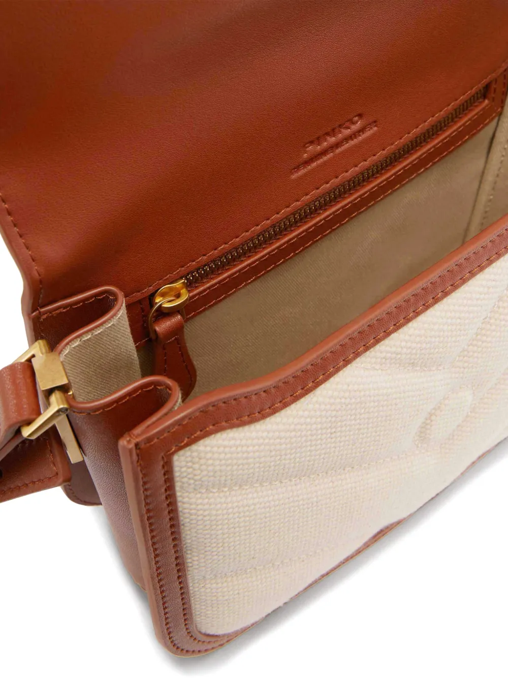 PINKO Love One mini crossbodytas Wit
