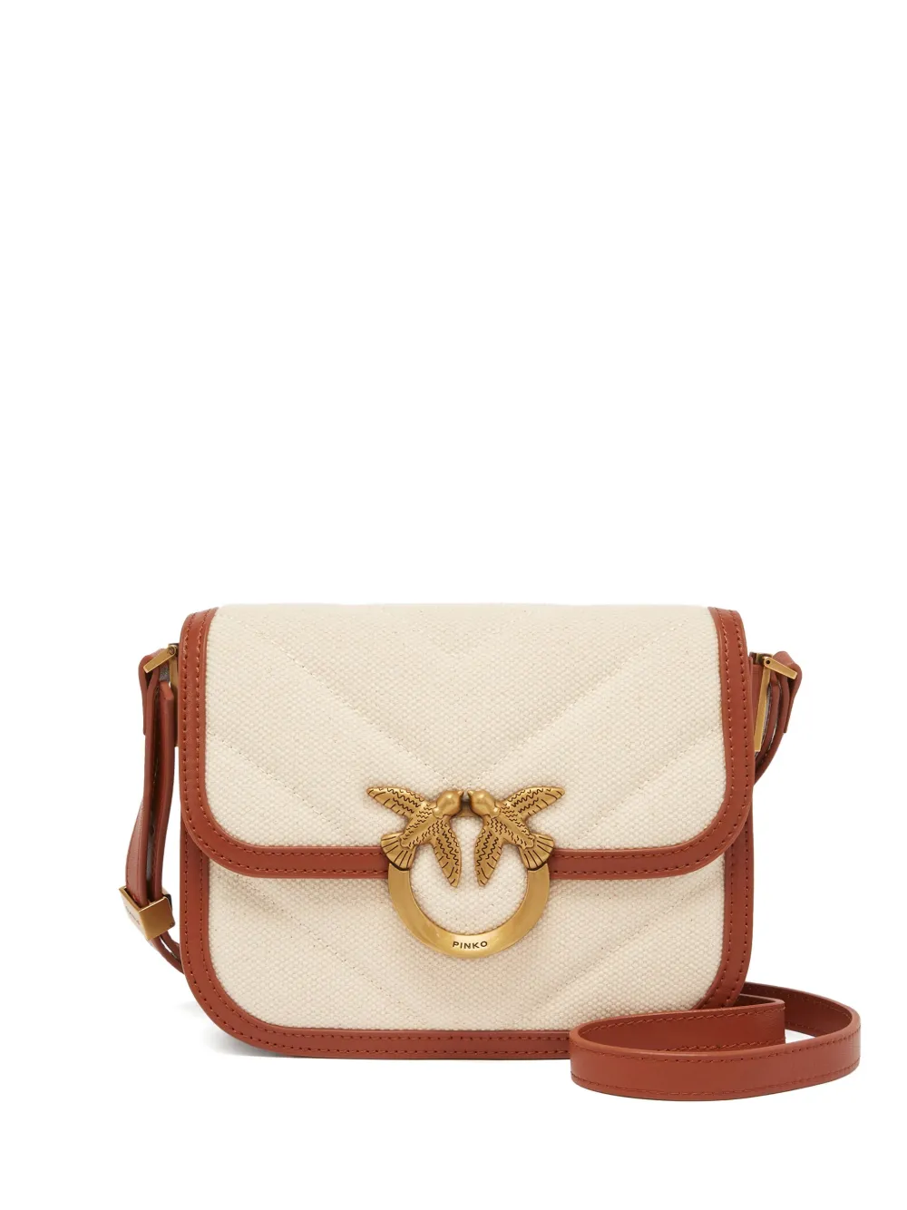 PINKO Love One ショルダーバッグ ミニ - ホワイト PINKO Love One ショルダーバッグ ミニ - ホワイト