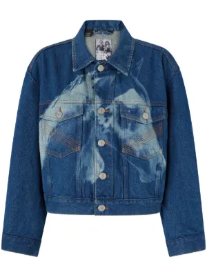 ジャケット PINKO Woman Jacket Denim 104800A2GI PJC Denim Jacket with Rhinestones and Studs PINKO → Shop Online