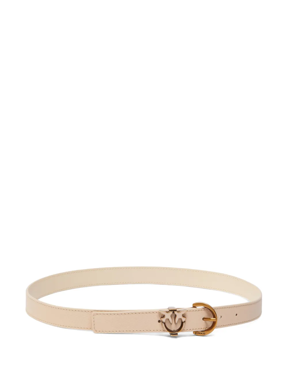 Shop Pinko Love Birds Belt In Nude