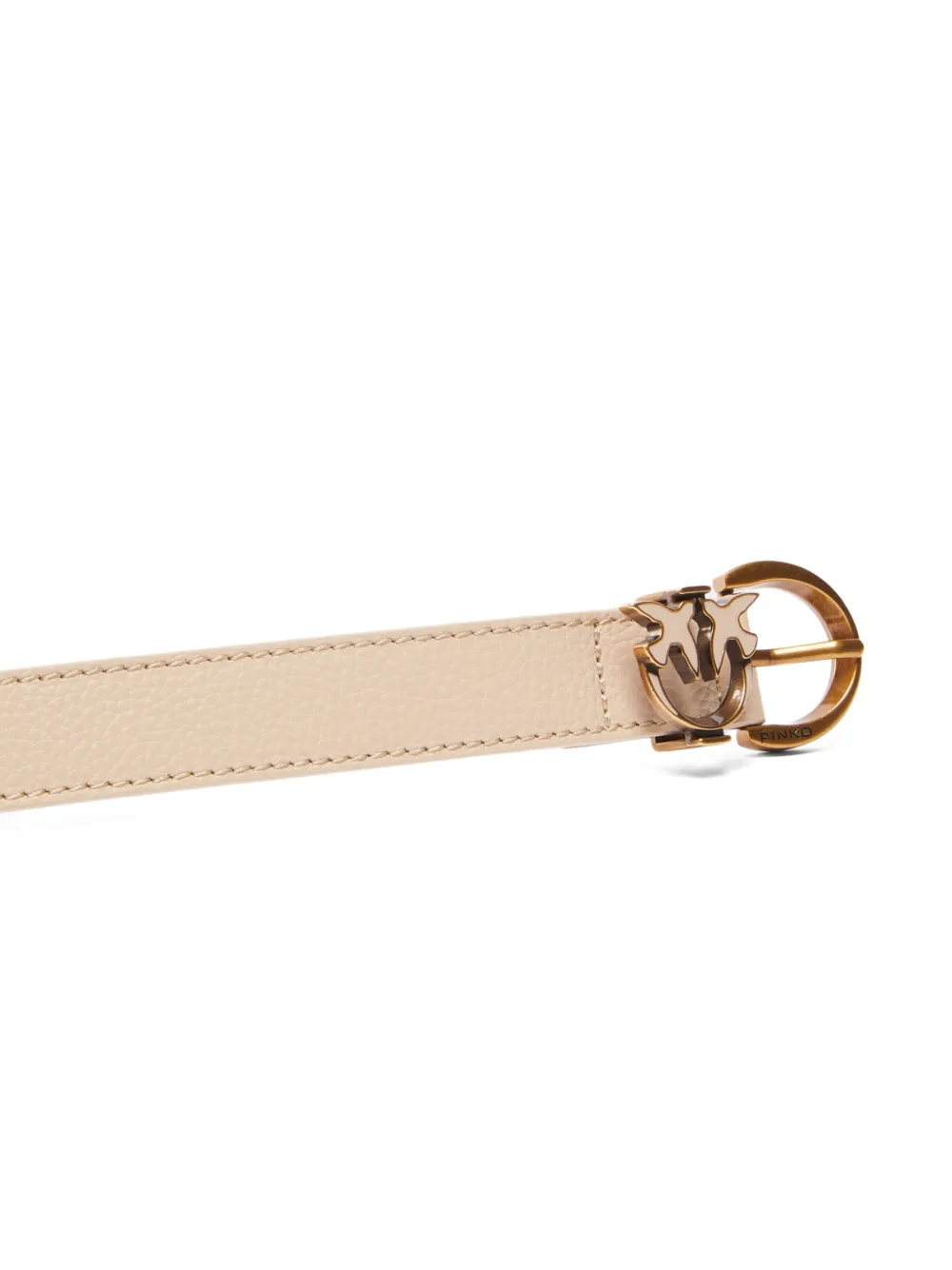 Shop Pinko Love Birds Belt In Nude