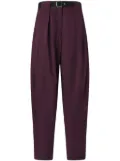 PINKO belted tapered trousers