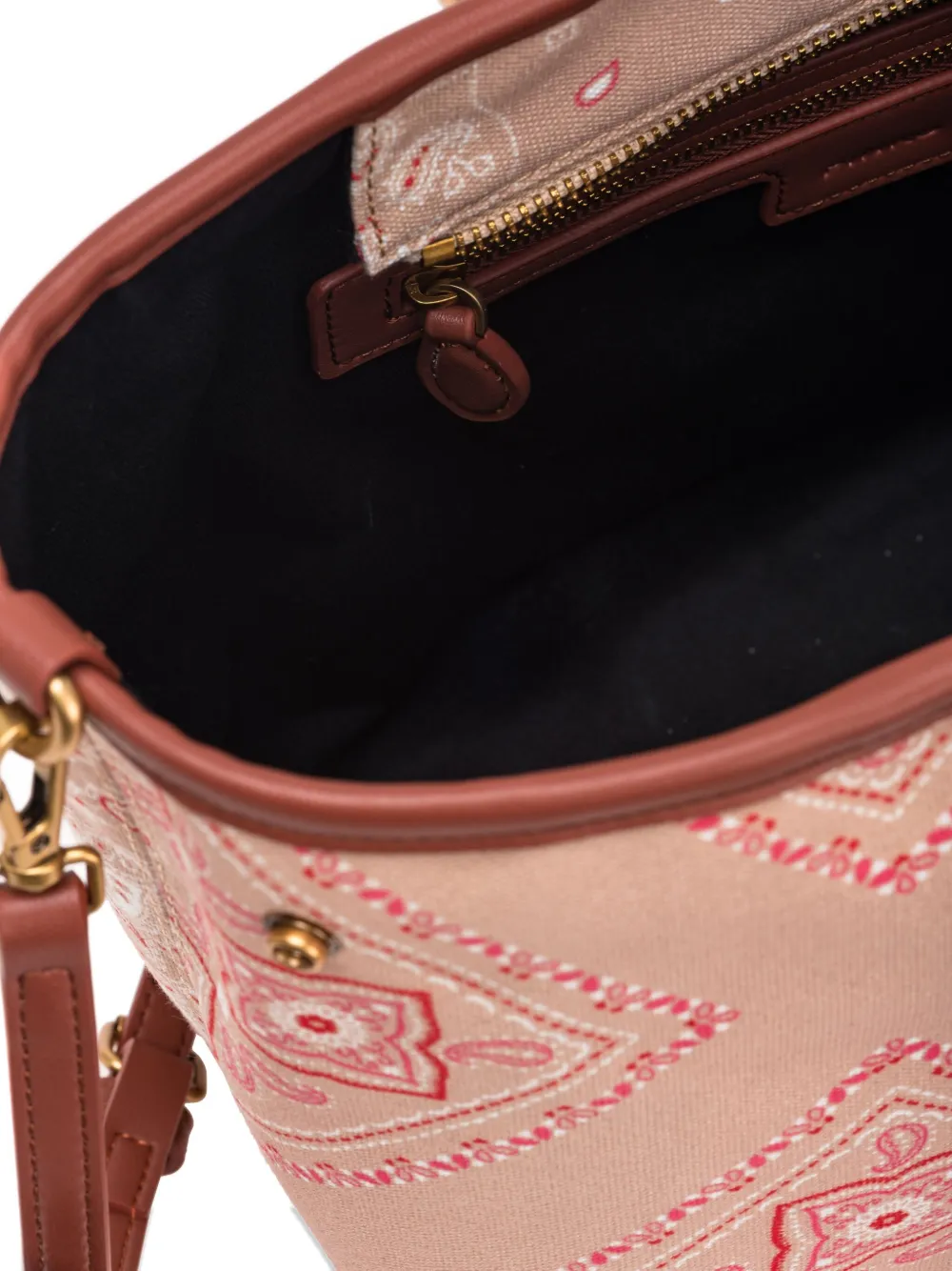 PINKO Shopper met paisley-print Beige