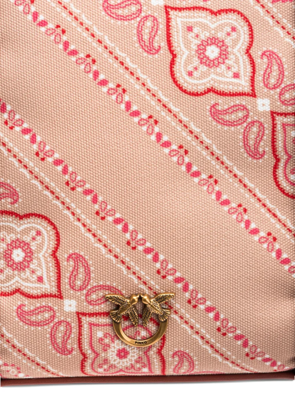 PINKO Shopper met paisley-print Beige