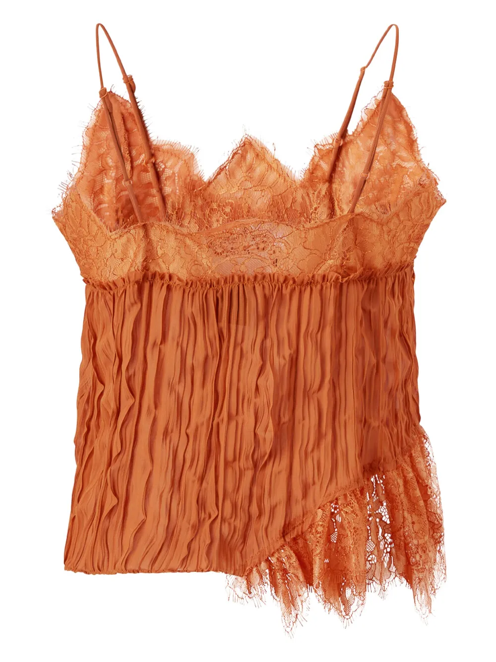 PINKO Blouse met kanten detail - Oranje