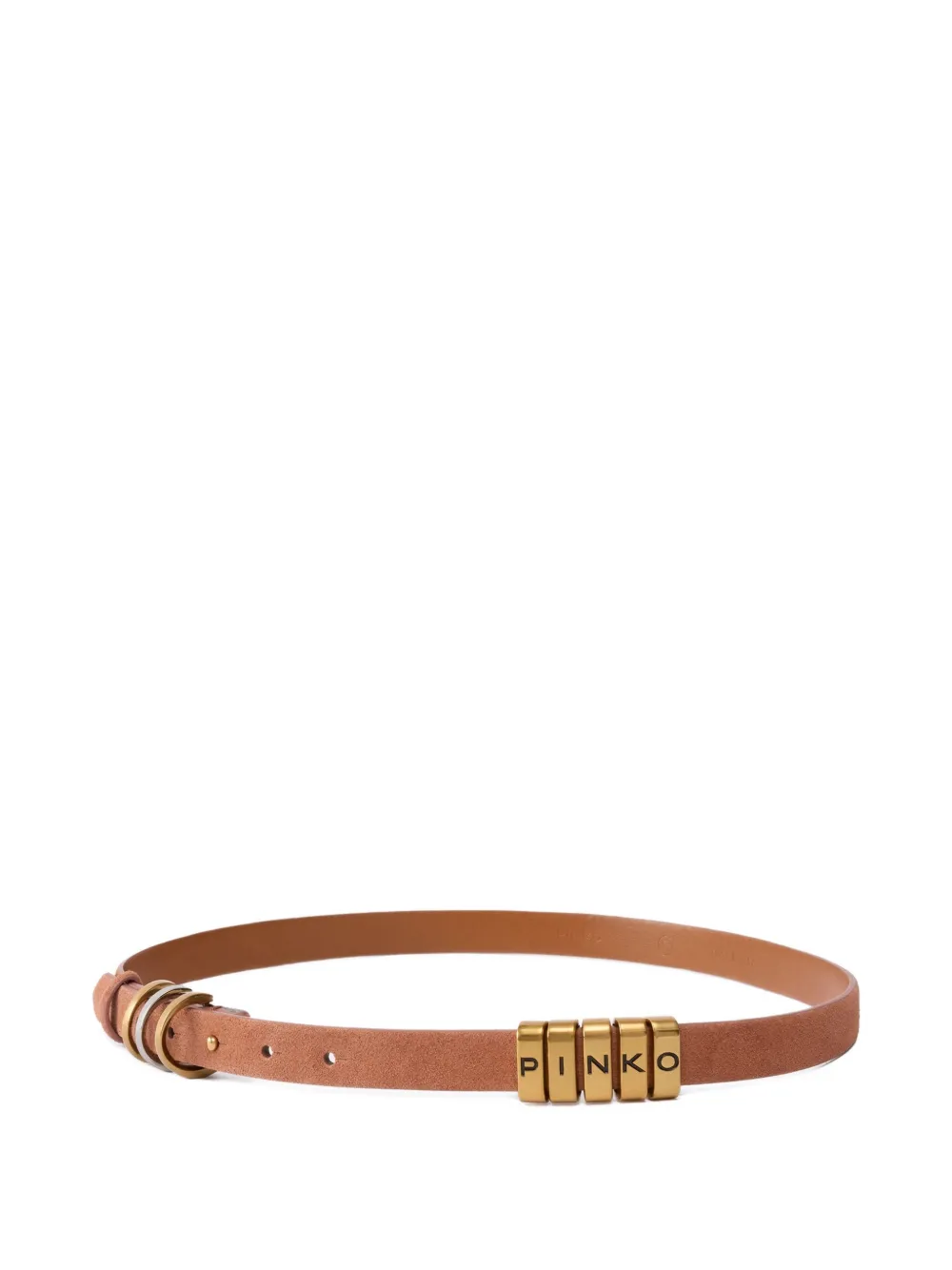 PINKO Leren riem - Bruin