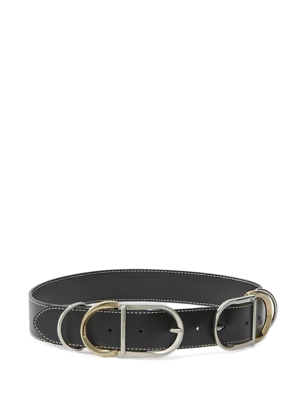 PINKO Leren riem Zwart