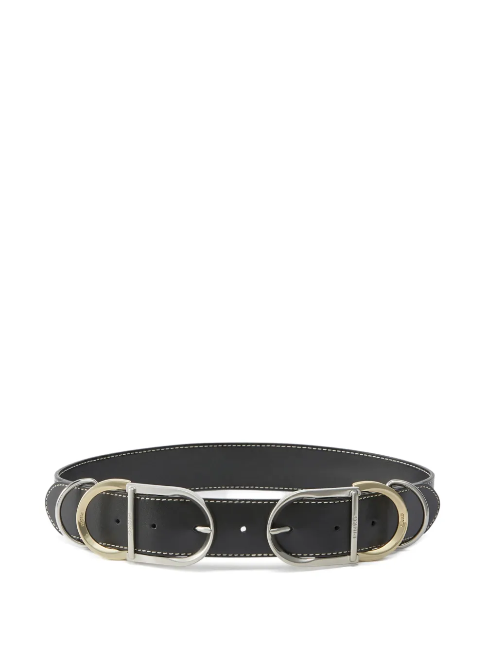 PINKO Leren riem Zwart