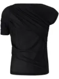 PINKO draped T-shirt - Black