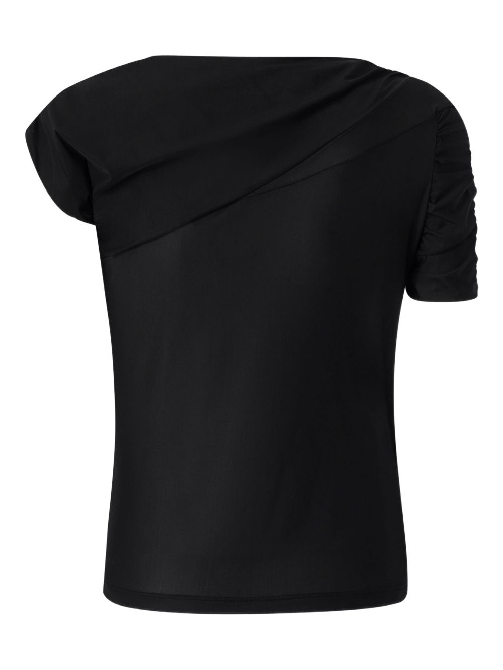 PINKO draped T-shirt - Zwart