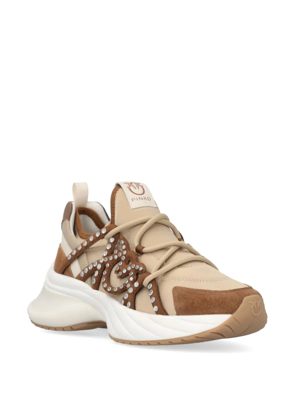 PINKO Ariel soksneakers - Beige