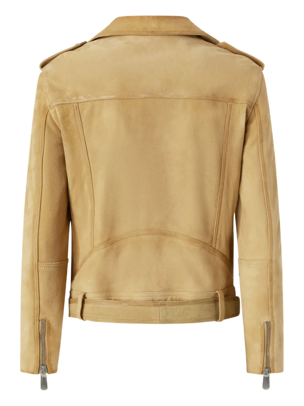 PINKO Suède bikerjack - Beige