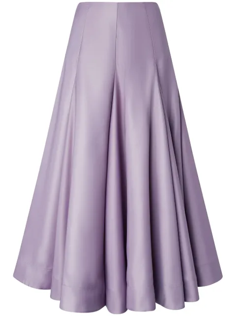 PINKO falda midi con diseño plisado