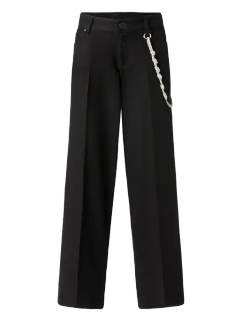 PINKO pantalones con detalle de cadena