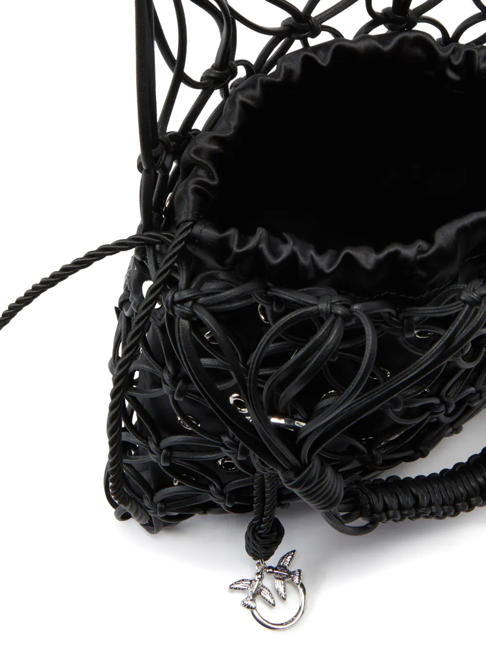 PINKO Geknoopte kleine tas Zwart
