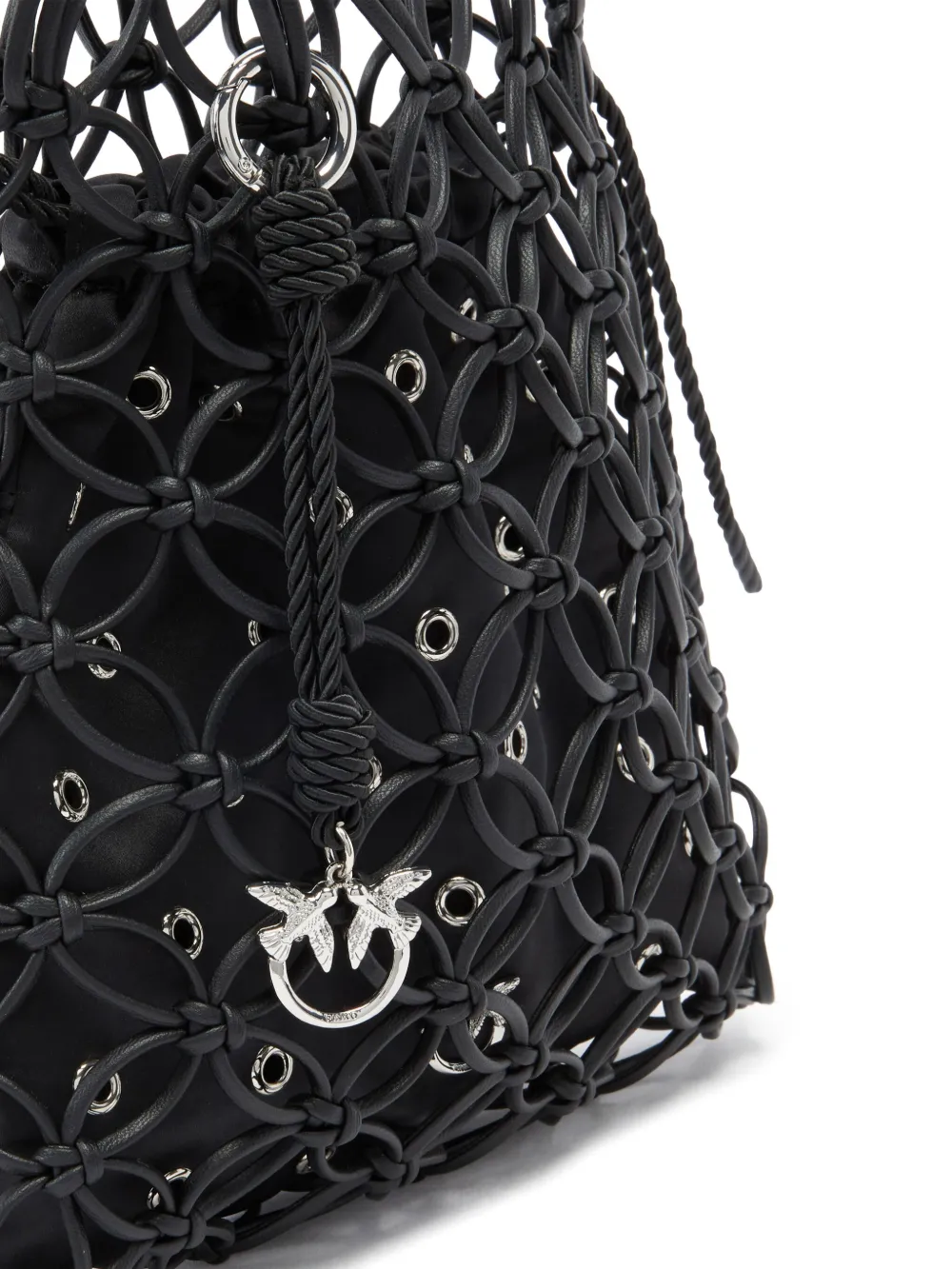 PINKO Geknoopte kleine tas Zwart
