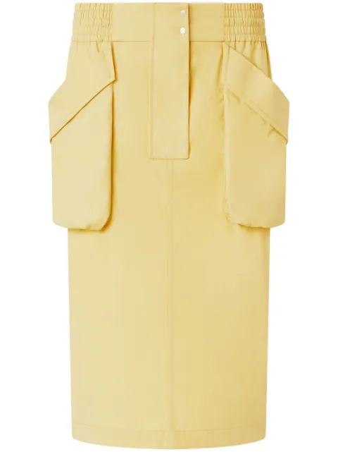 PINKO cotton midi skirt
