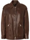 PINKO leather jacket - Brown