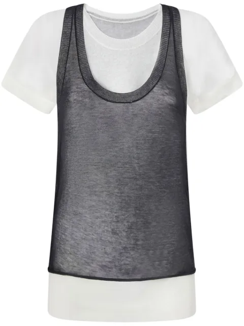 PINKO playera a capas