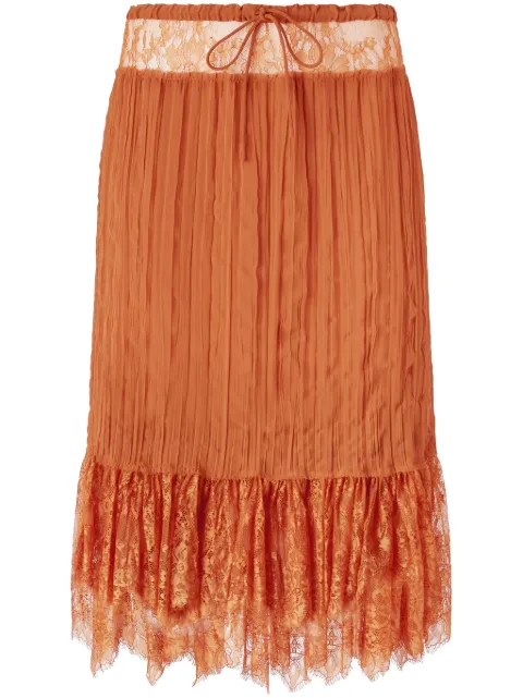 PINKO drawstring midi skirt 