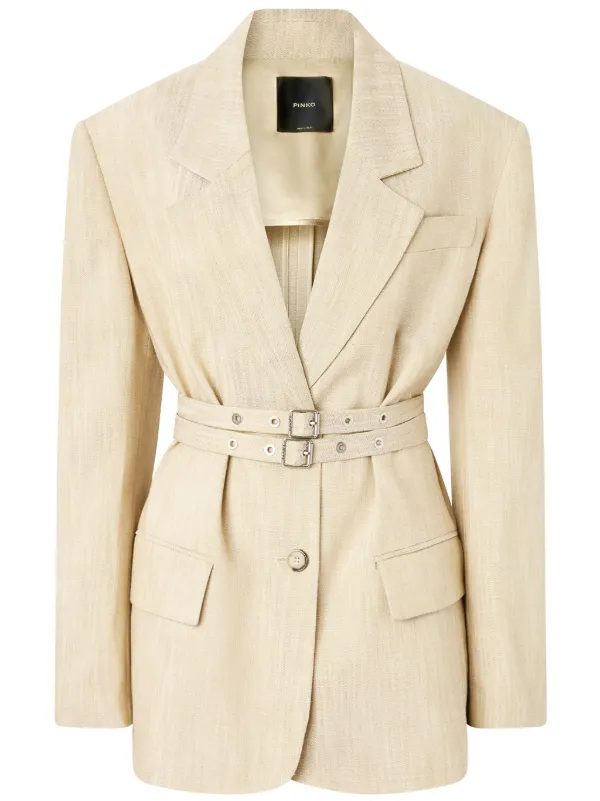 ジャケット PINKO Women Outer 104834A2BR CI8 Beige 27216402_59175616_600.jpg