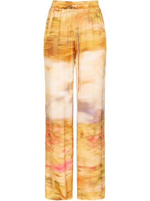 PINKO abstract-print trousers 