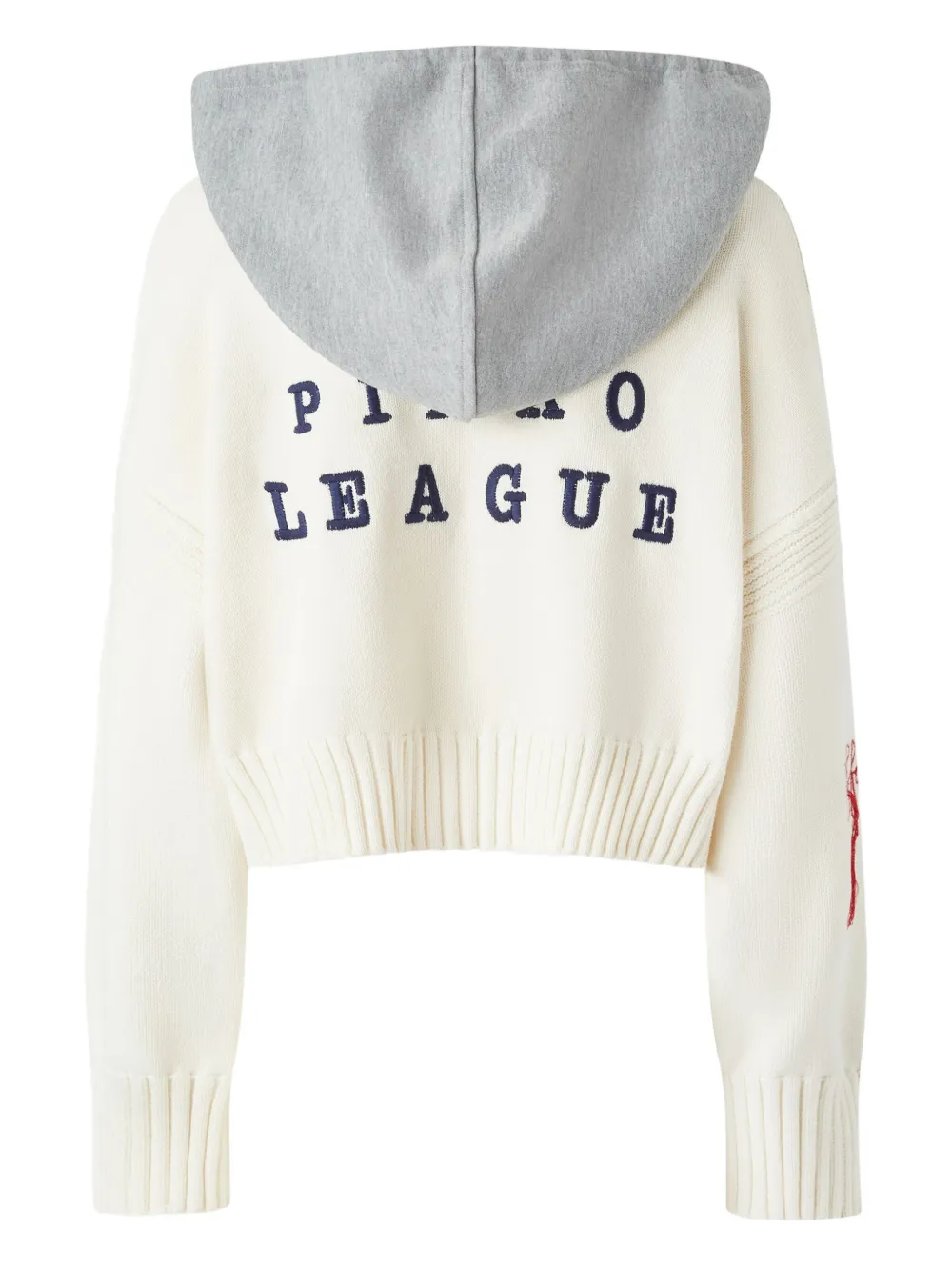 PINKO Gebreide hoodie - Wit