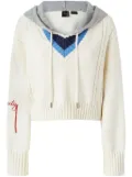 PINKO knitted hoodie - White