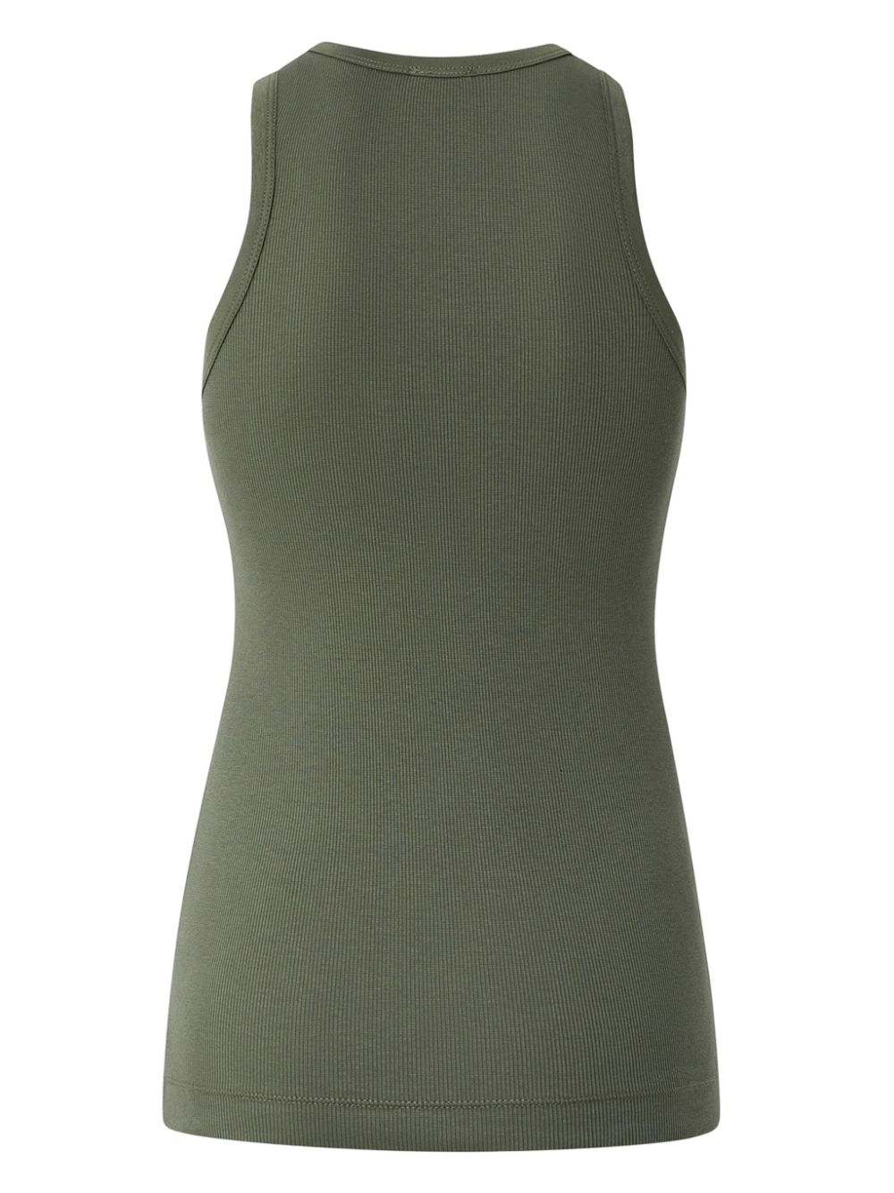 PINKO logo-embroidered tank top - Groen