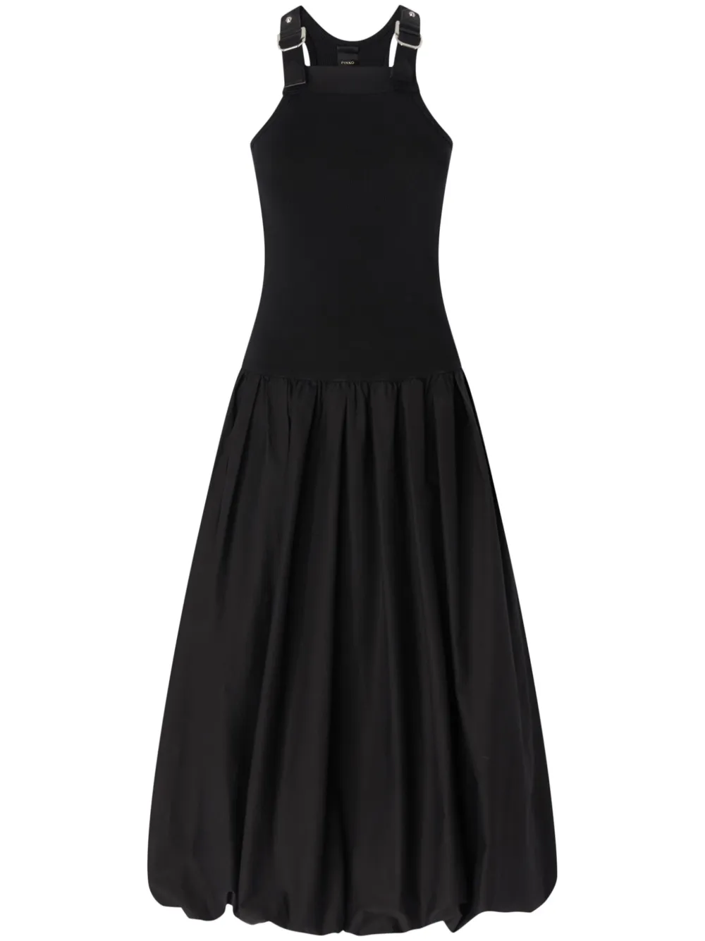 PINKO robe mi-longue à design ajustable | noir | Image 1