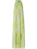 PINKO floral-print maxi dress - Green