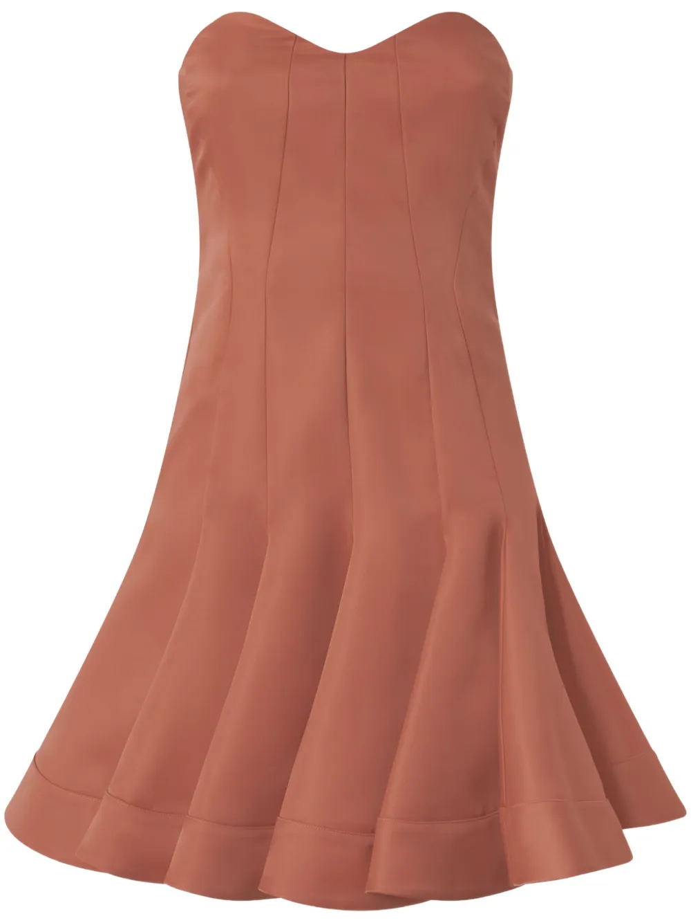 godet mini dress
