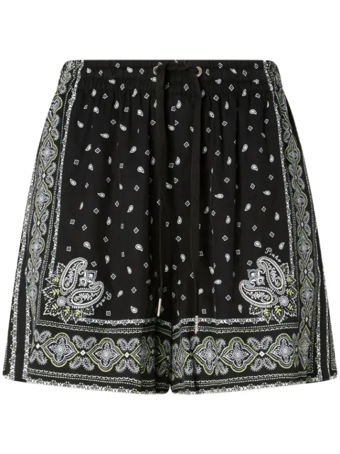 PINKO paisley-print shorts