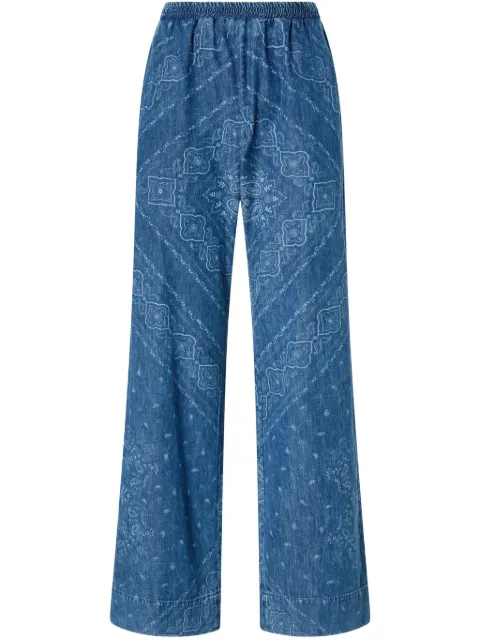 PINKO bandana-print jeans 