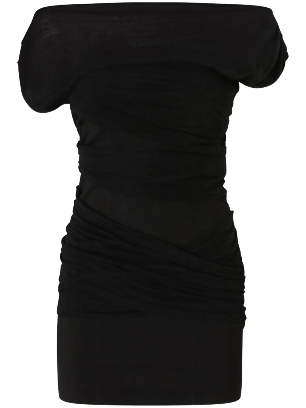 off-shoulder mini dress
