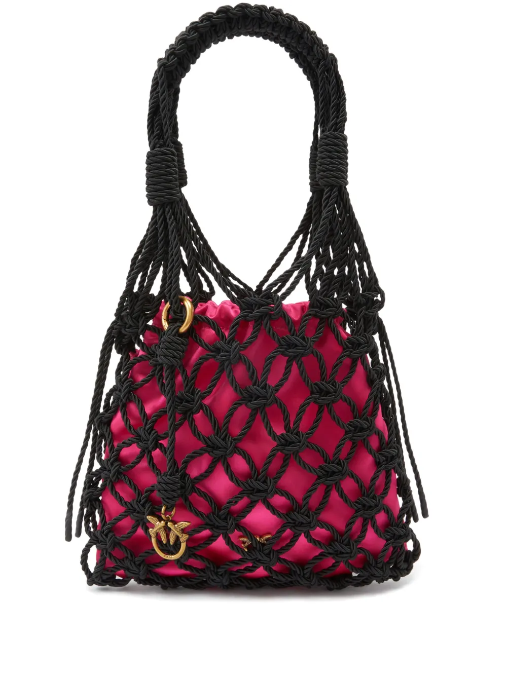 Pinko Macramé Tote Bag