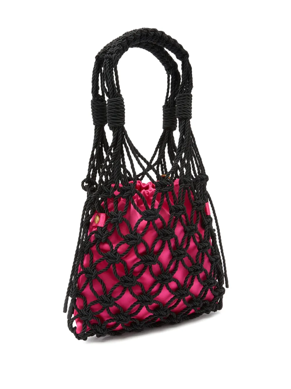 PINKO Macramé shopper - Zwart