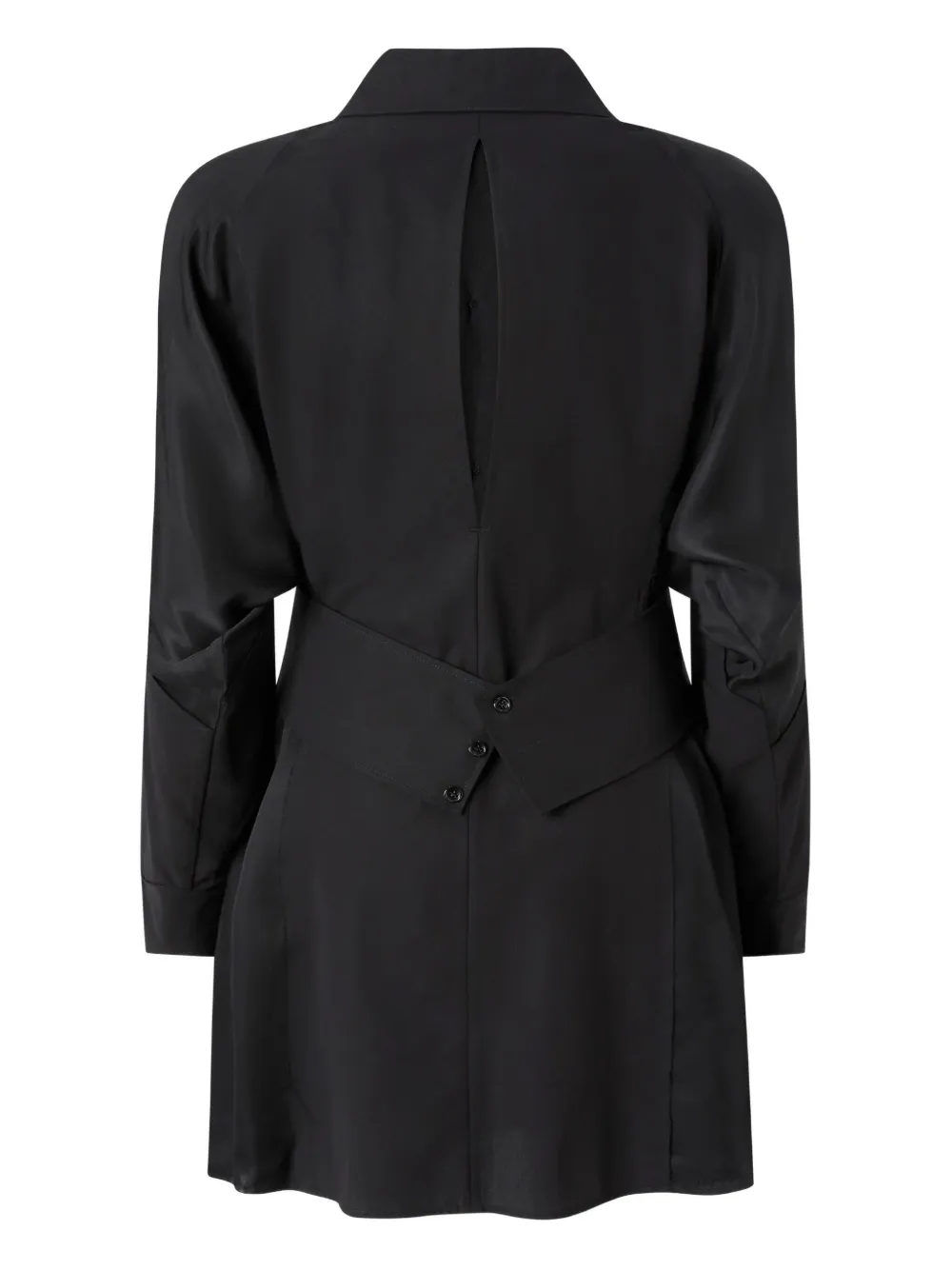 PINKO cotton shirt dress - Zwart