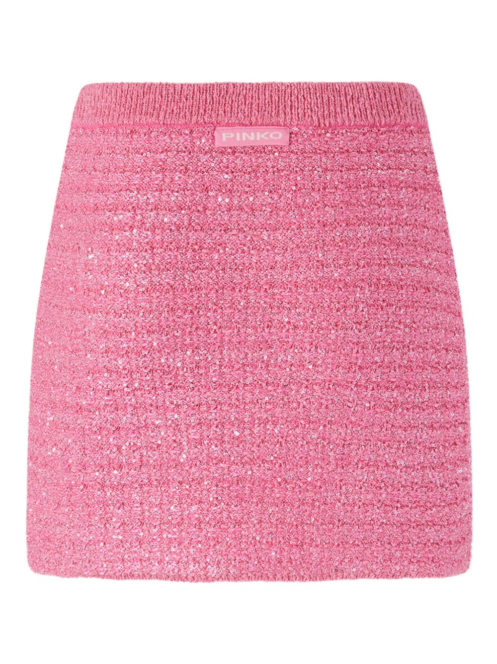 PINKO tweed mini skirt - Roze