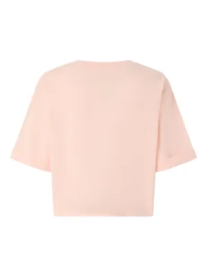Tシャツ・カットソー PINKO Woman T-Shirt Pink 100100A2JR N34 T-shirt with cut out, Pink - Sisley