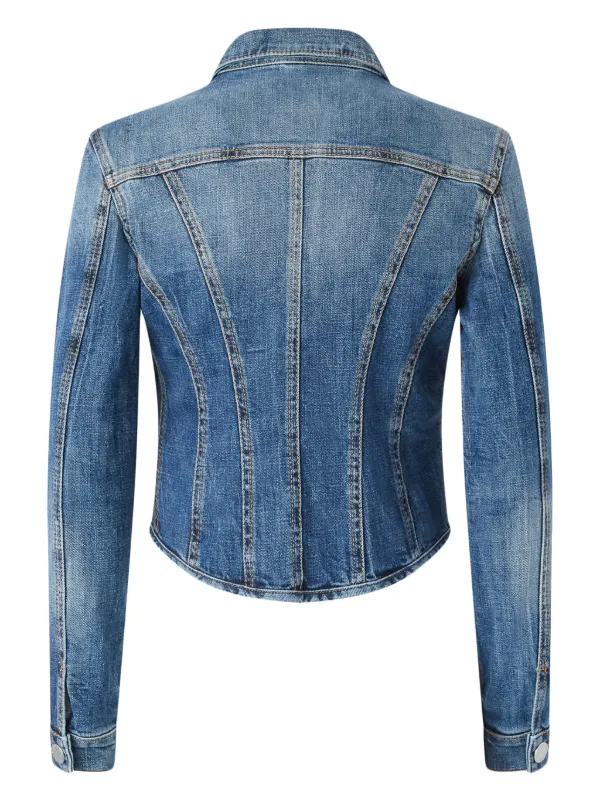 アウターその他 PINKO Woman Waistcoat Denim 105072A2JW PJL Amazon.com: Pinko Denim Vest Jeans Studs By Med Stone with