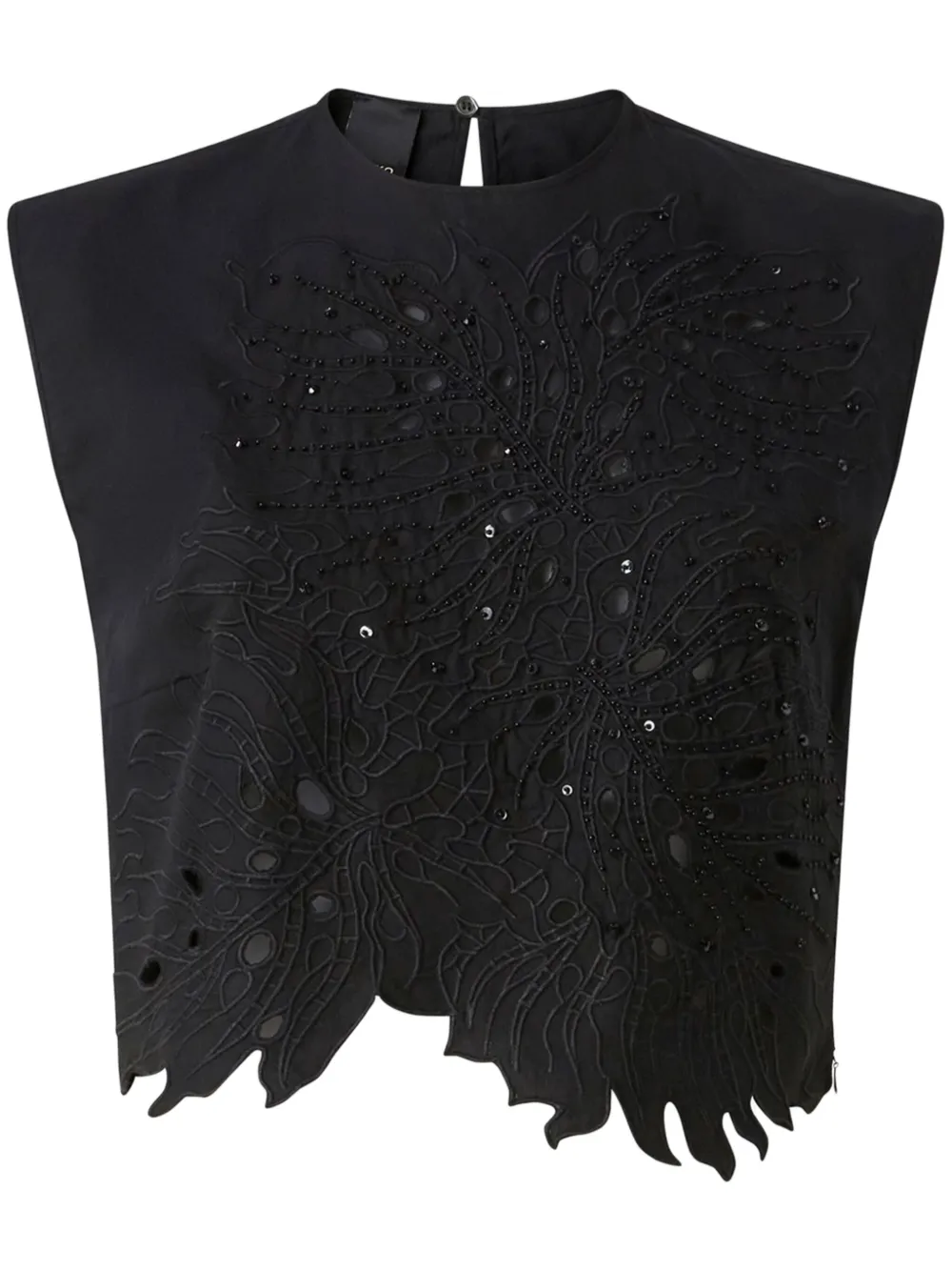 PINKO Top met borduurwerk Zwart