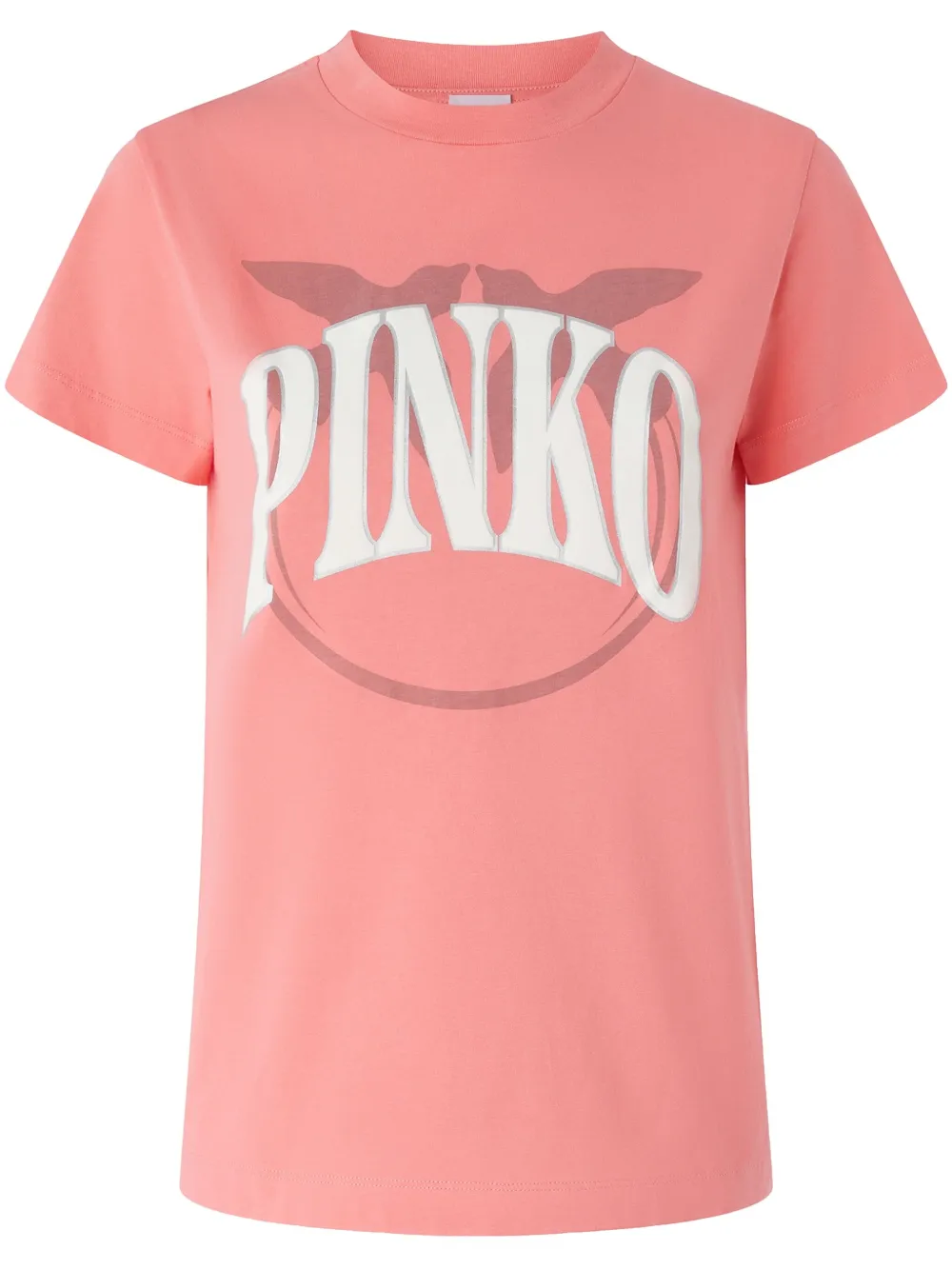 PINKO Logo and Birds T-shirt Roze