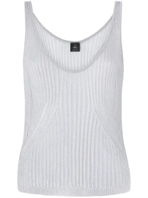 PINKO Tanktop aus geripptem Strick