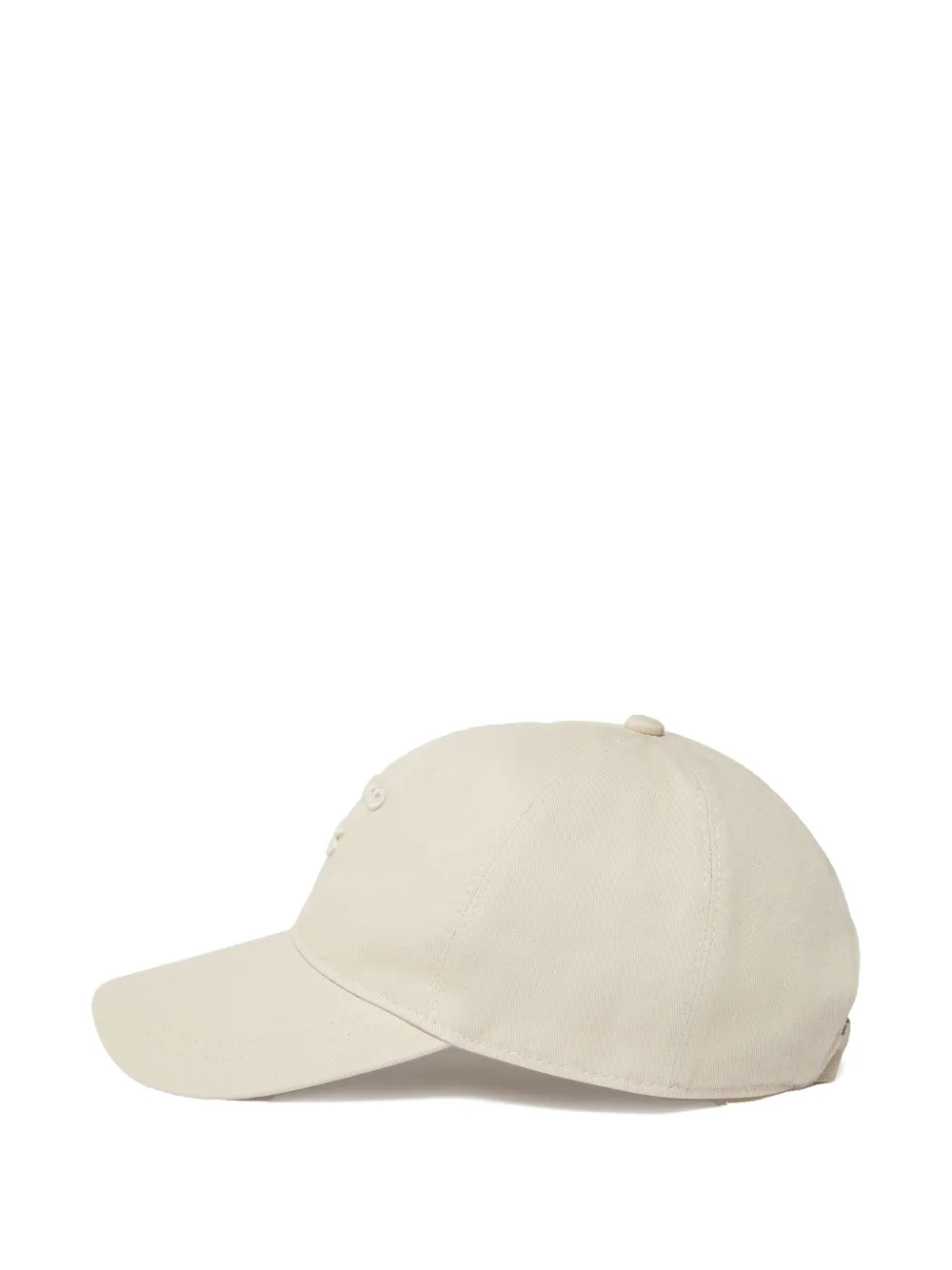 PINKO logo-embroidered cap - Beige