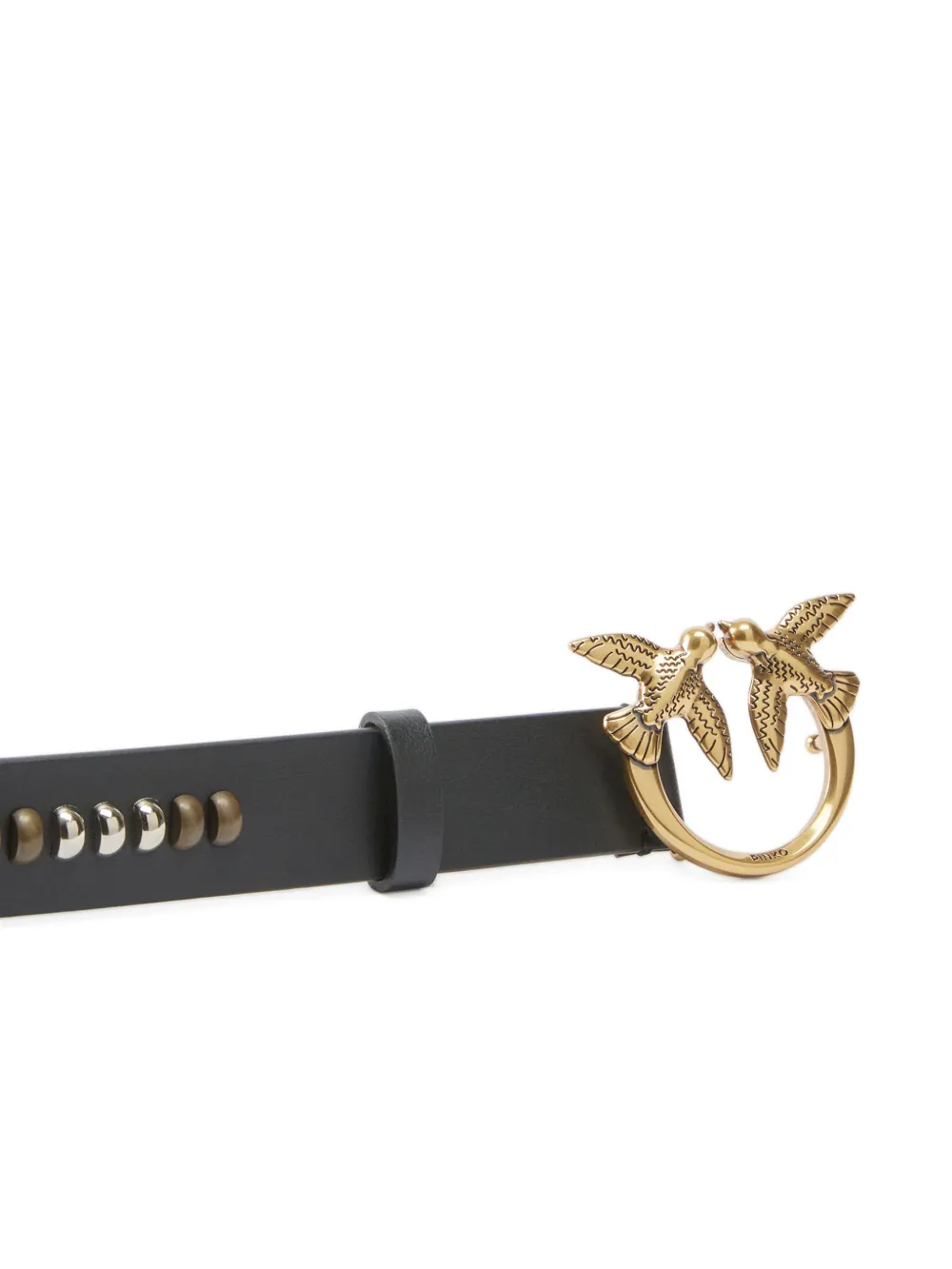 PINKO Riem met studs Zwart
