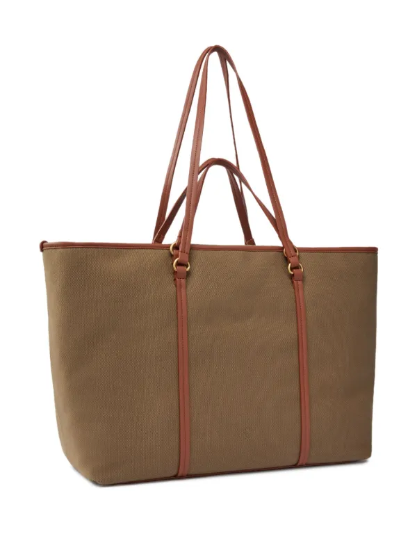 PINKO Miranda Tote Bag | Brown | FARFETCH JO