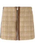 PINKO checked mini skirt - Neutrals